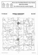 Preble Township, Choice, Tawney, Directory Map, Fillmore County 2006